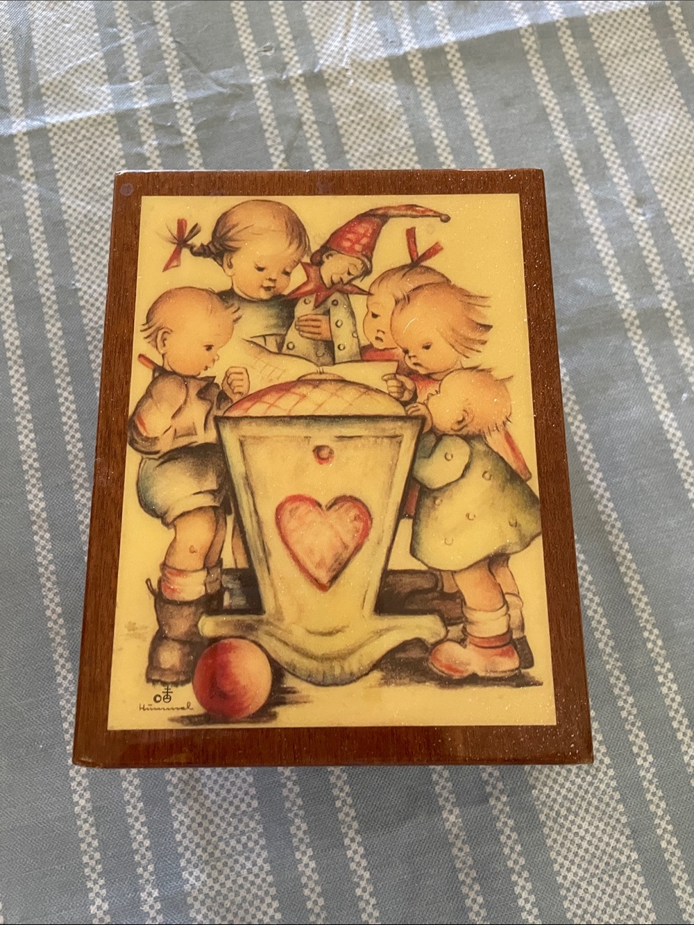 Hummel Wooden Music Box
